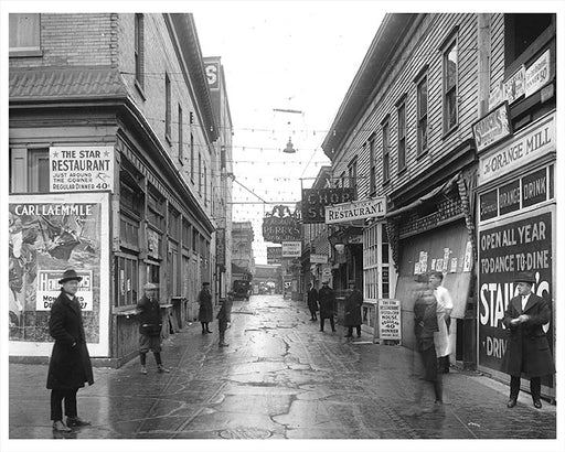 Strattrons Walk Looking From Surf Avenue To The Boardwalk Coney Island - 1922