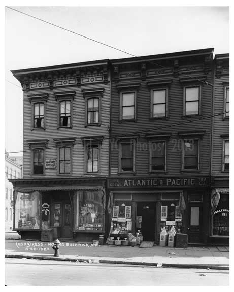 147 - 149 Bushwick Ave Bushwick - Brooklyn , NY  1923 Old Vintage Photos and Images