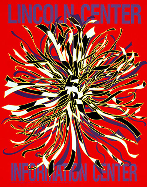 "Lincoln Center Information Center" by Dorothy Gillepsie  1989 - Seriograph