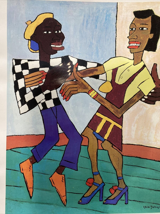 William H. Johnson Jazz Dance Fine Art Prints African American Art Set Of 4