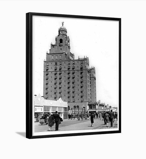 Coney Island Half Moon Hotel 1927 Brooklyn New York Framed Photo
