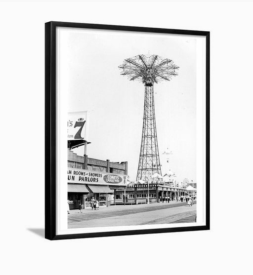 Coney Island Parachute Jump Brooklyn New York Framed Photo