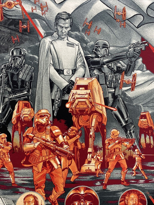 Starwars Rogue One Mondo Silkscreen Lucas Film Art Print Poster Martin Ansin