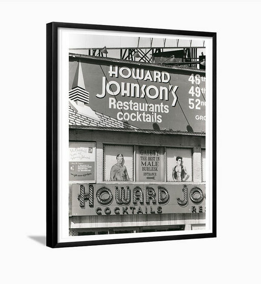 Gaiety Burlesk Theater New York City Manhattan 1981 Framed Photo