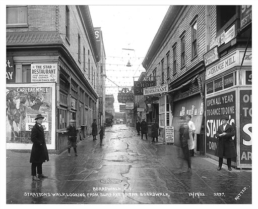 Coney Island Brooklyn New York Surf Ave - 1922