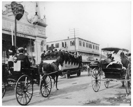 Surf Avenue Luna Park Coney Island Brooklyn - 1906