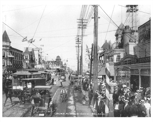 Surf Avenue Coney Island - 1905