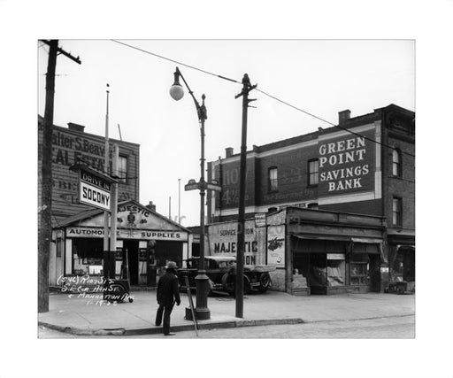 Ash St & Manhattan Ave 1928 Old Vintage Photos and Images