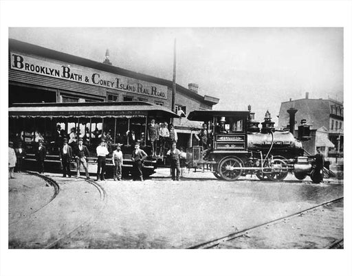 Clifford place Coney Island Railroad Old Vintage Photos and Images