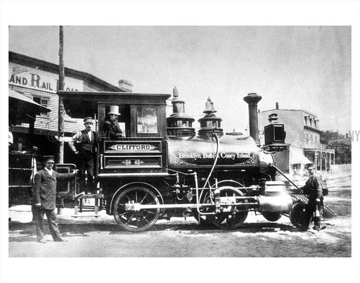 Clifford Train Greenpoint Old Vintage Photos and Images