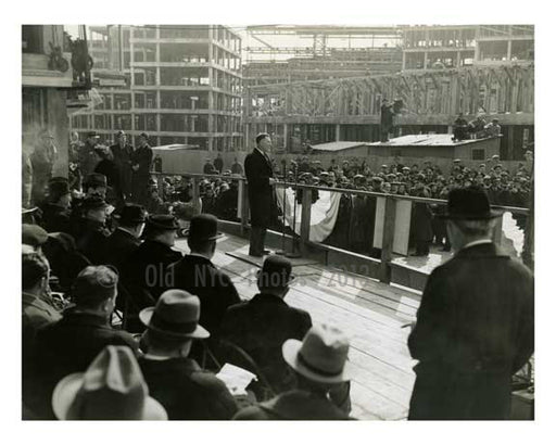 Dedication of Vladeck House on Henry Street -  Lower East Side1940 -Manhattan  NYC Old Vintage Photos and Images