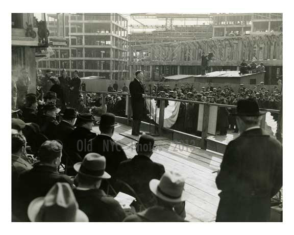 Dedication of Vladeck House on Henry Street -  Lower East Side1940 -Manhattan  NYC Old Vintage Photos and Images