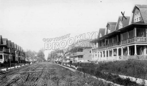 East 14th Street looking north from Avenue K, c.1912 Old Vintage Photos and Images