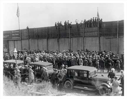 Ebbets Field Fence Crowd
