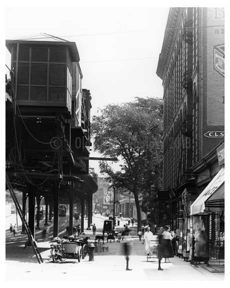 Elevated Train Platform at St. Ann's & Westchester Ave - Bronx, NY  1917 Old Vintage Photos and Images