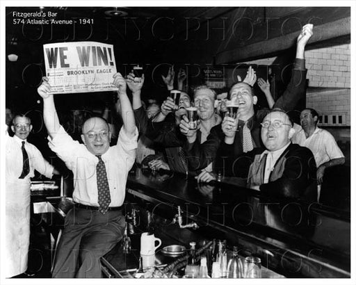 Fitzgeralds bar Downtown 574 Atlantic Ave 1941 Old Vintage Photos and Images