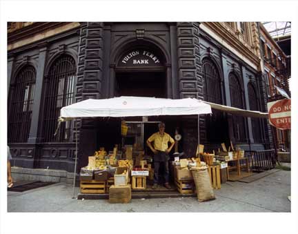 Fulton Ferry Bank Vendor Old Vintage Photos and Images
