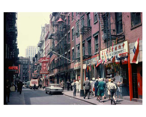 Pell Street - Chinatown 1960s - Downtown Manhattan B Old Vintage Photos and Images