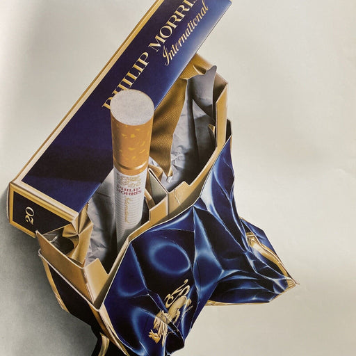 Michael English Vintage 1970 Fine Art Print Collectible Poster Cigarette Pack