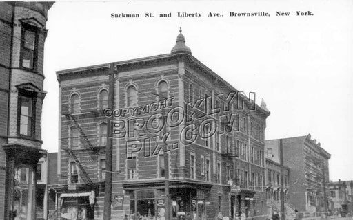 Sackman Street and Liberty Avenue, c.1912 Old Vintage Photos and Images