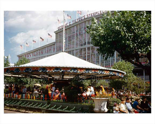 Steeplechase at Coney Island 1950  - Brooklyn  NY Old Vintage Photos and Images
