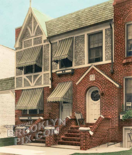 Typical Bay Ridge houses, 6659 and 6661 Colonial Road, 1930s