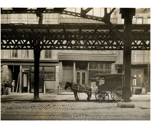 "Wholesale Druggists" 101 Bowery - between Grand Street & Hester Street 1915 Old Vintage Photos and Images