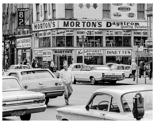 2nd Avenue & East 4th Street near Club 82 Drag, East Greenwich Village - 1964