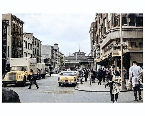 Fulton Street west from Greenwich Street to Pier 14 NYC - 1964