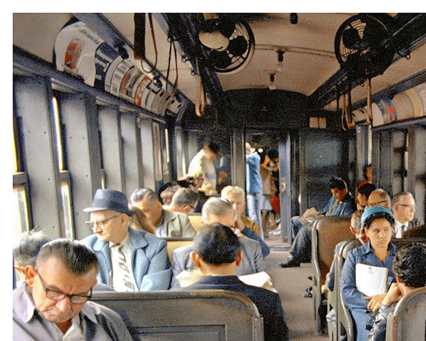 1969 Myrtle Avenue L, Train with Passengers