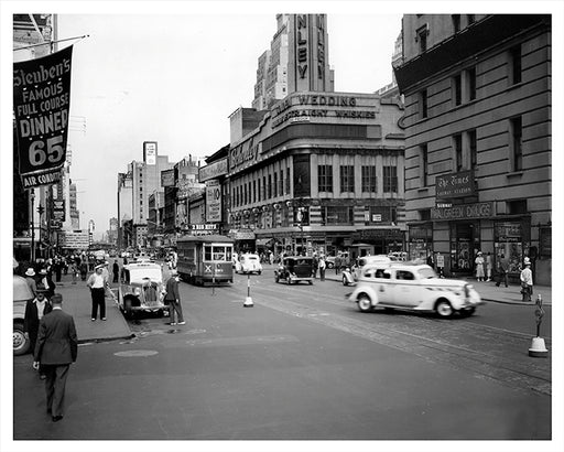 42nd St Times Square New York City Broadway 1937