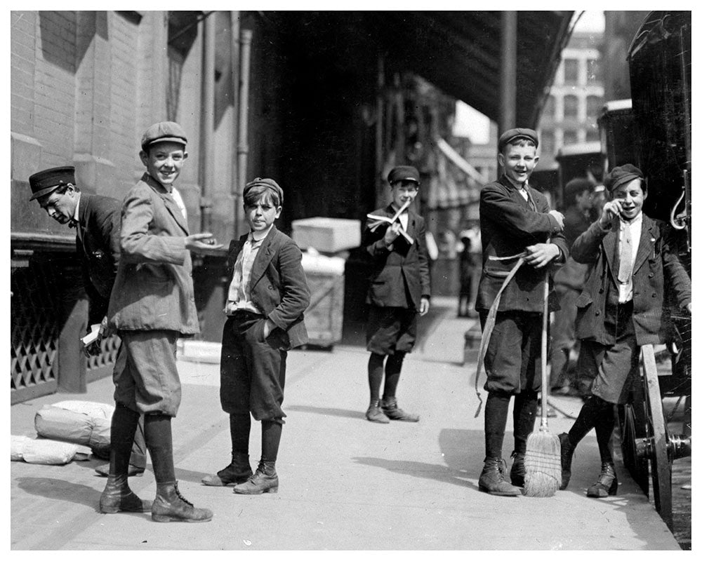 Bundle Boys, Washington And Broadway, St. Louis Missouri