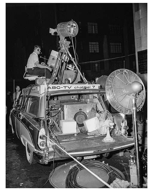Channel 7 News Wagon 65 Central Park West NYC 1959