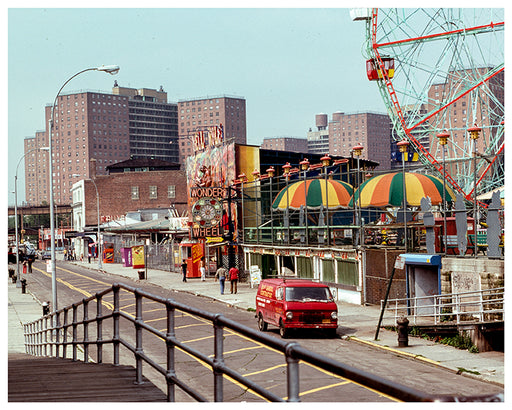 Coney Island Wonder Wheel Brooklyn New York 1970s