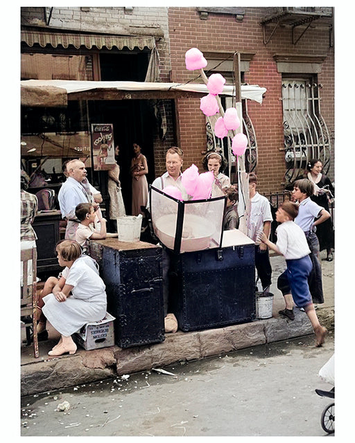 Cotton Candy Vendor New York City - 1940s