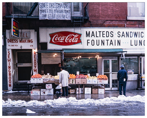 Fruit Stand, W 40th Street New York City - 1970s