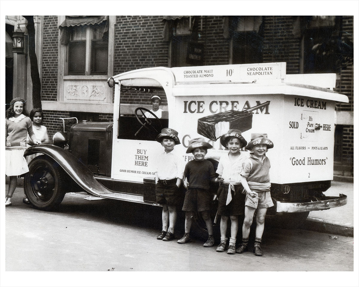 Good Humor Ice Cream Truck with children