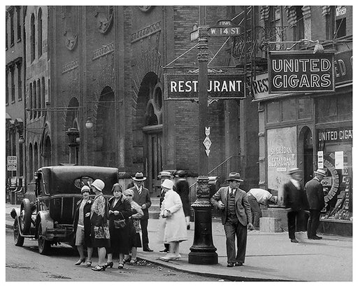 Southwest Corner of 7th Avenue & West 14th Street New York City - 1928