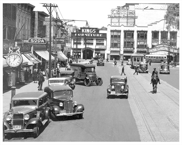 Main Street Flushing Queens New York 1930s — Old Nyc Photos