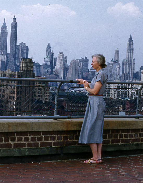 New York City facing Brooklyn Heights - 1952