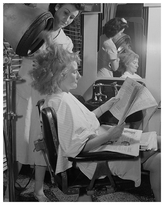 Hairdresser on 8th Avenue, New York City - 1950s