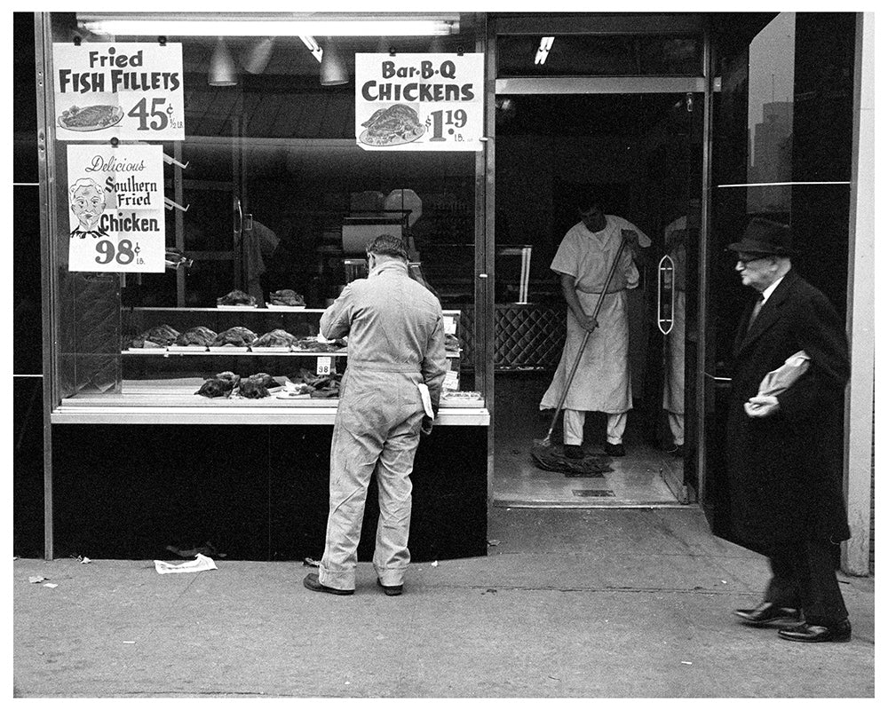 Southern Chicken for sale, New York City - 1950s — Old NYC Photos