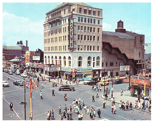 Surf & Stillwell Avenues, Lowes Theater Coney Island New York - 1951