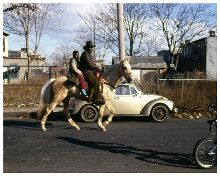 Horse Riding in East New York, Brooklyn - 1986