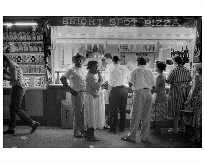 Bright Spot Pizza, Coney Island Brooklyn New York - 1959