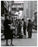 Lady in front of record shop,  New York City - 1950s