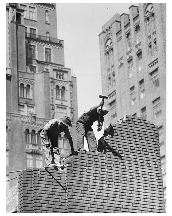 Time for some demolition, New York City - 1930s