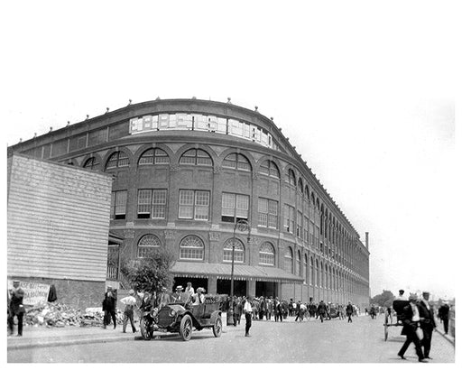 Ebbets Field with Car, Brooklyn New York - 1913