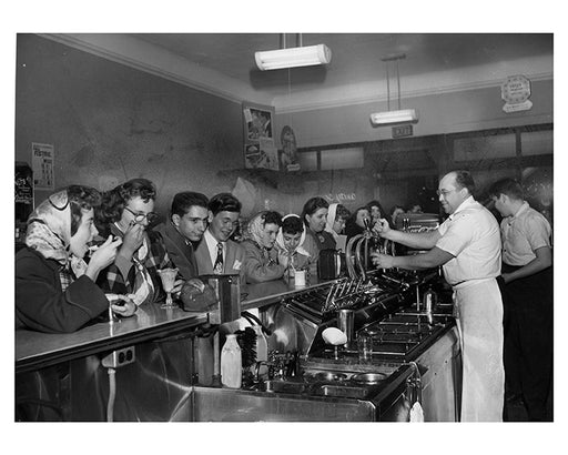 Great Day for Some Ice Cream,  Flushing Queens New York - 1948