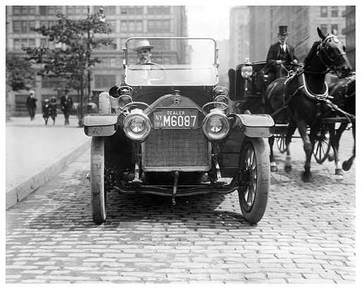 NY Dealer Plate Manhattan New York City - 1914